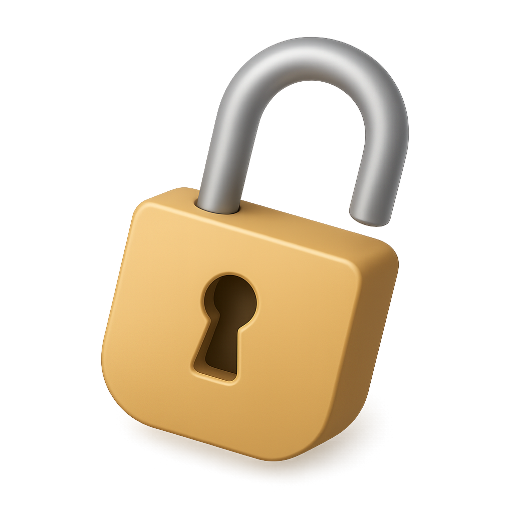 Open Padlock