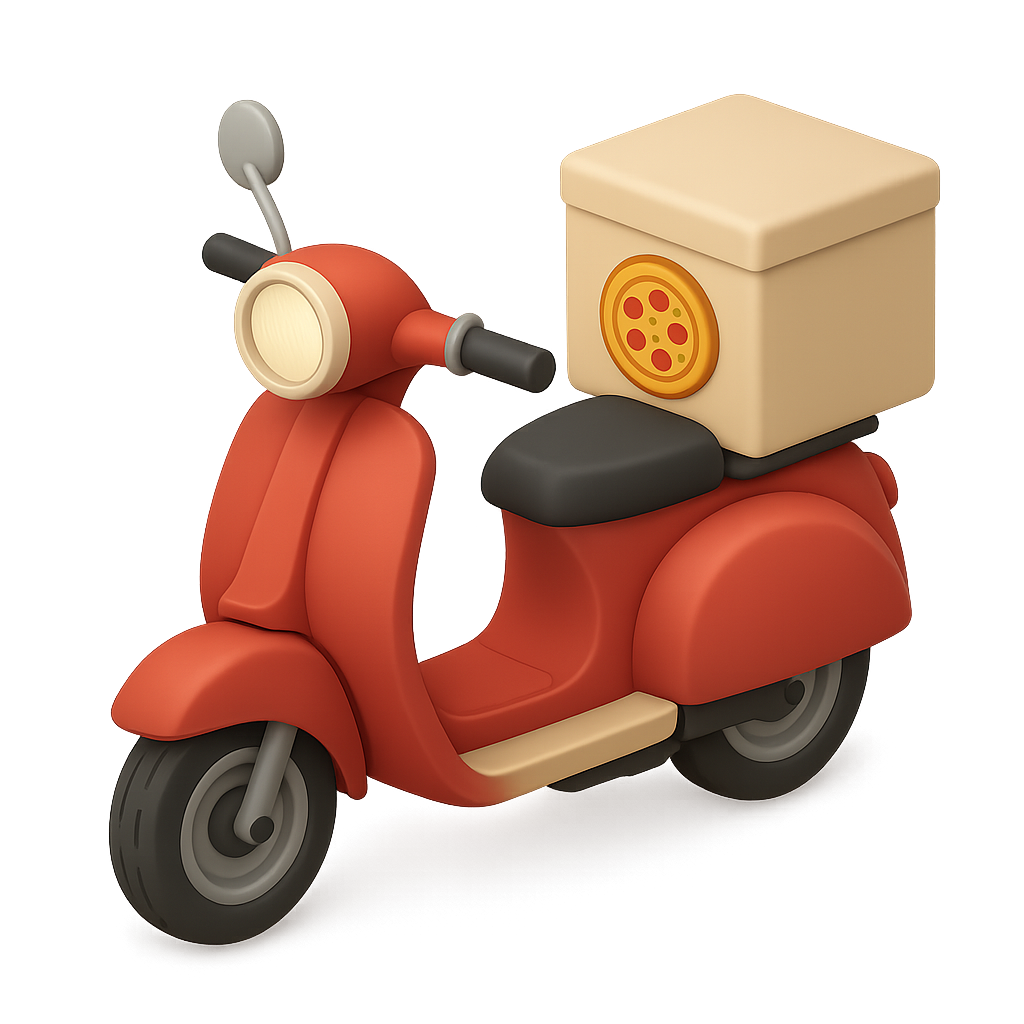 Pizza Delivery Scooter