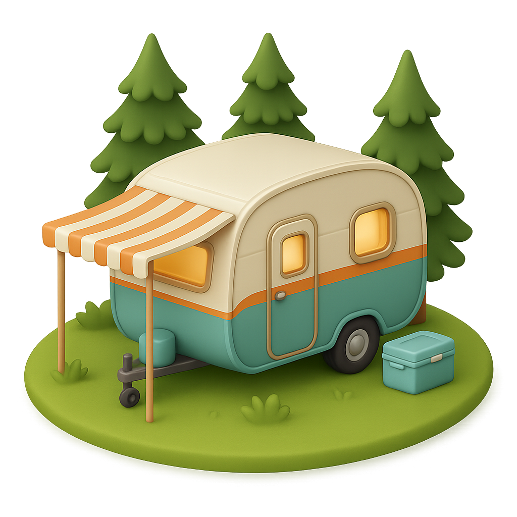 Retro Touring Caravan