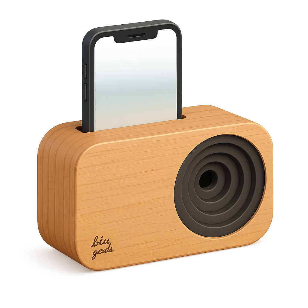 Wooden Smartphone Speaker