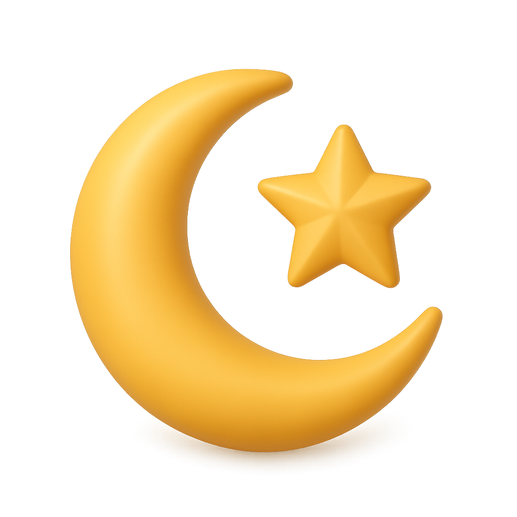 Crescent Moon and Star