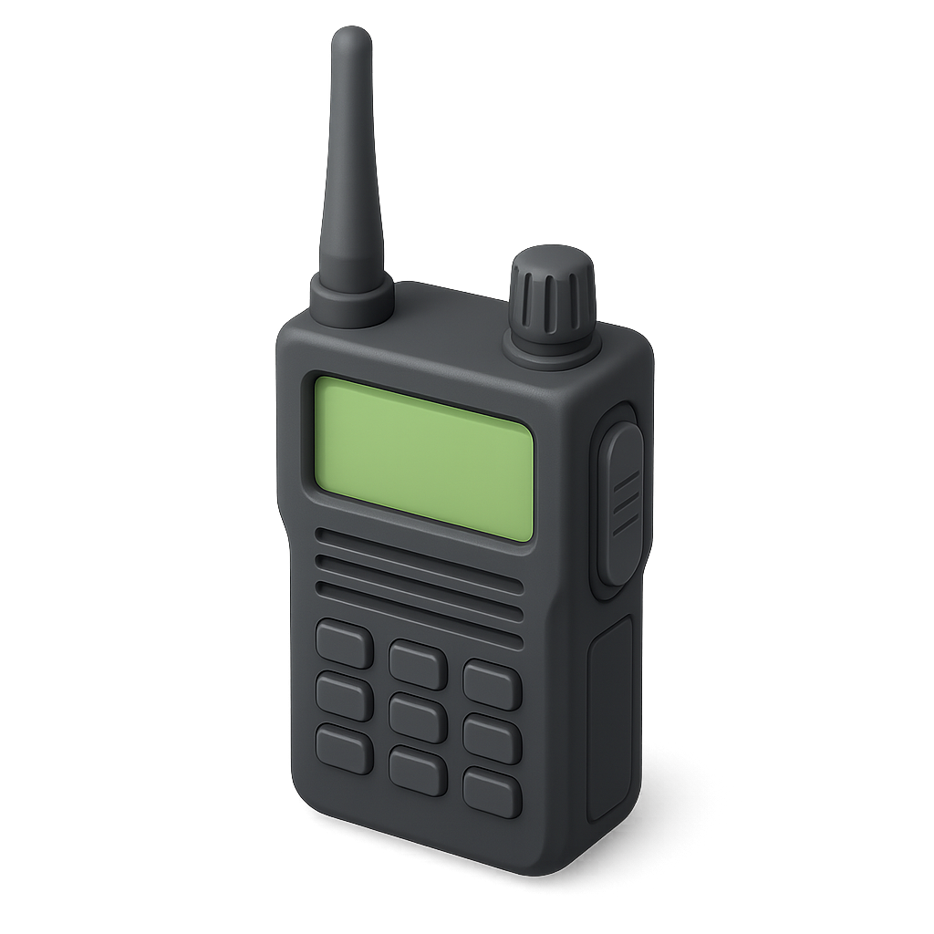 Handheld Police Radio