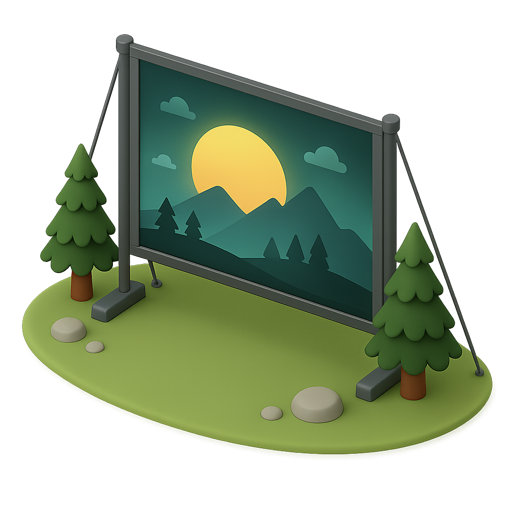 Outdoor Movie Screen