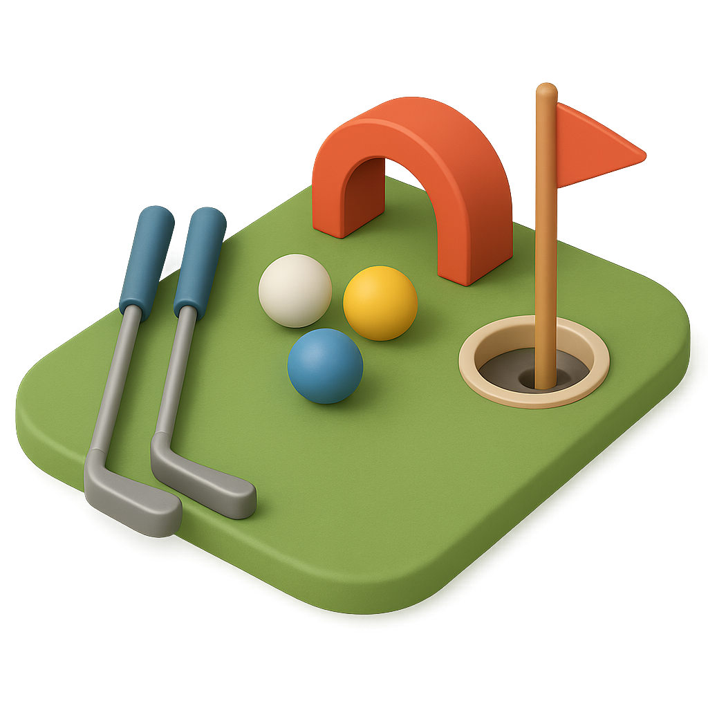 Mini golf set