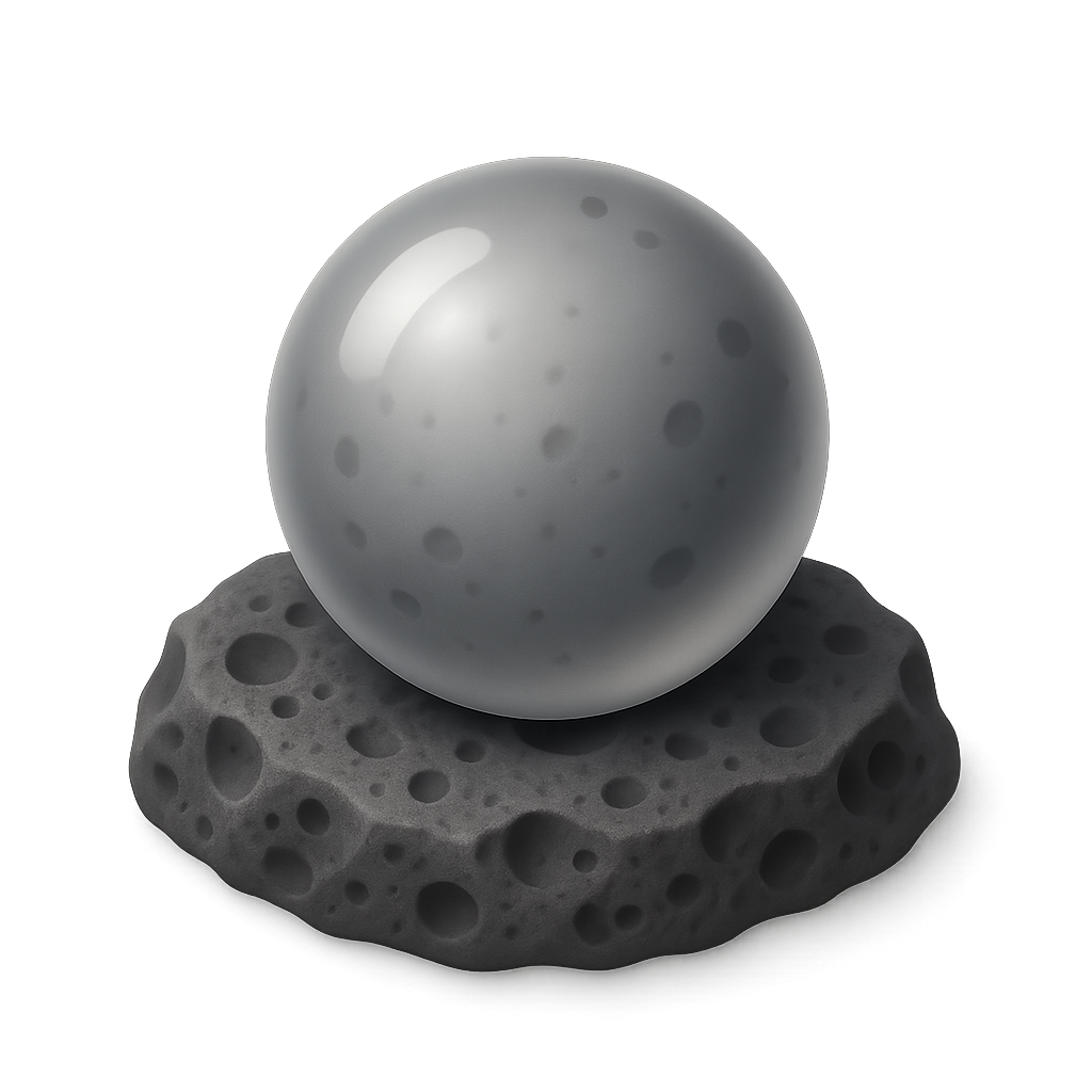 Lunar Volcanic Bead