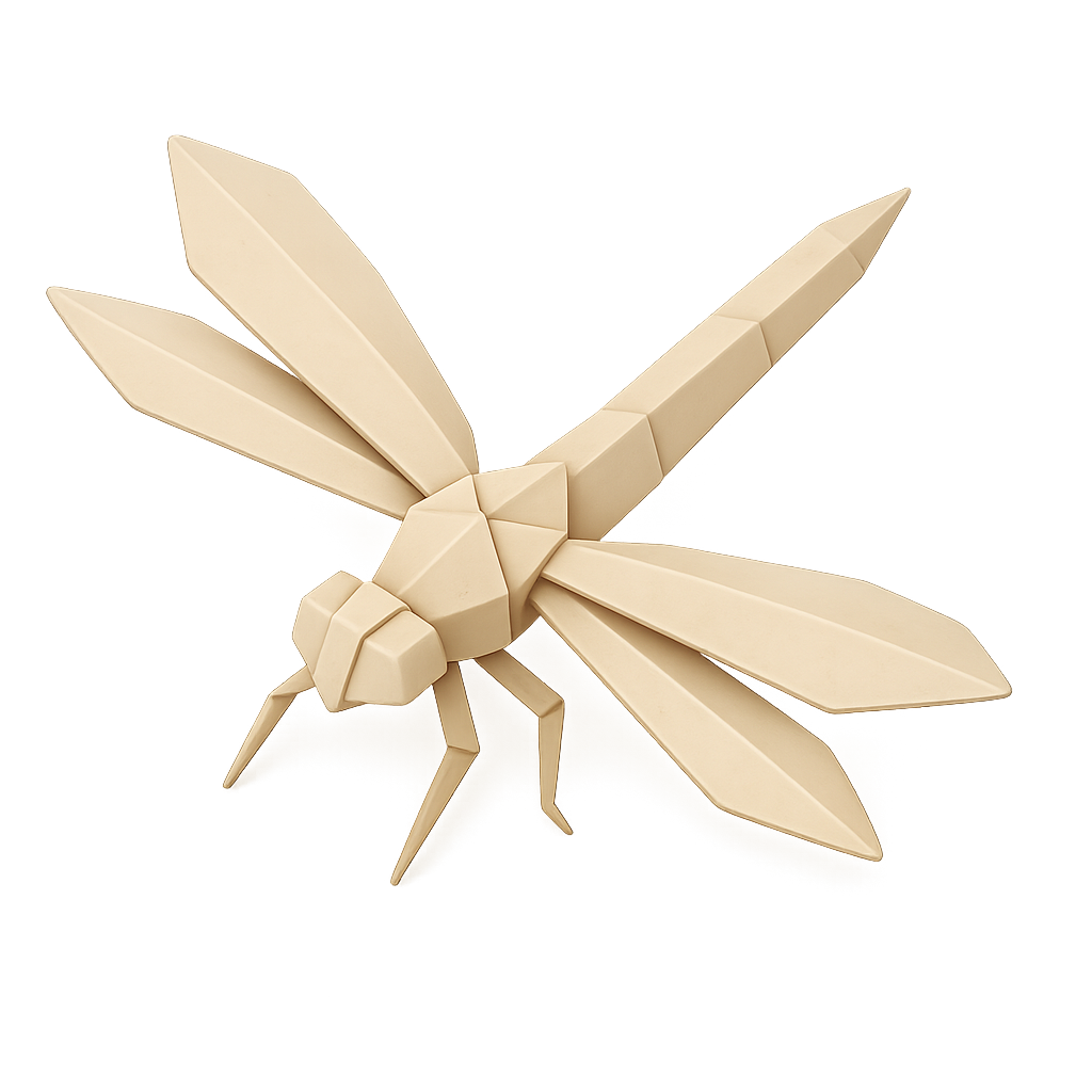Origami Dragonfly
