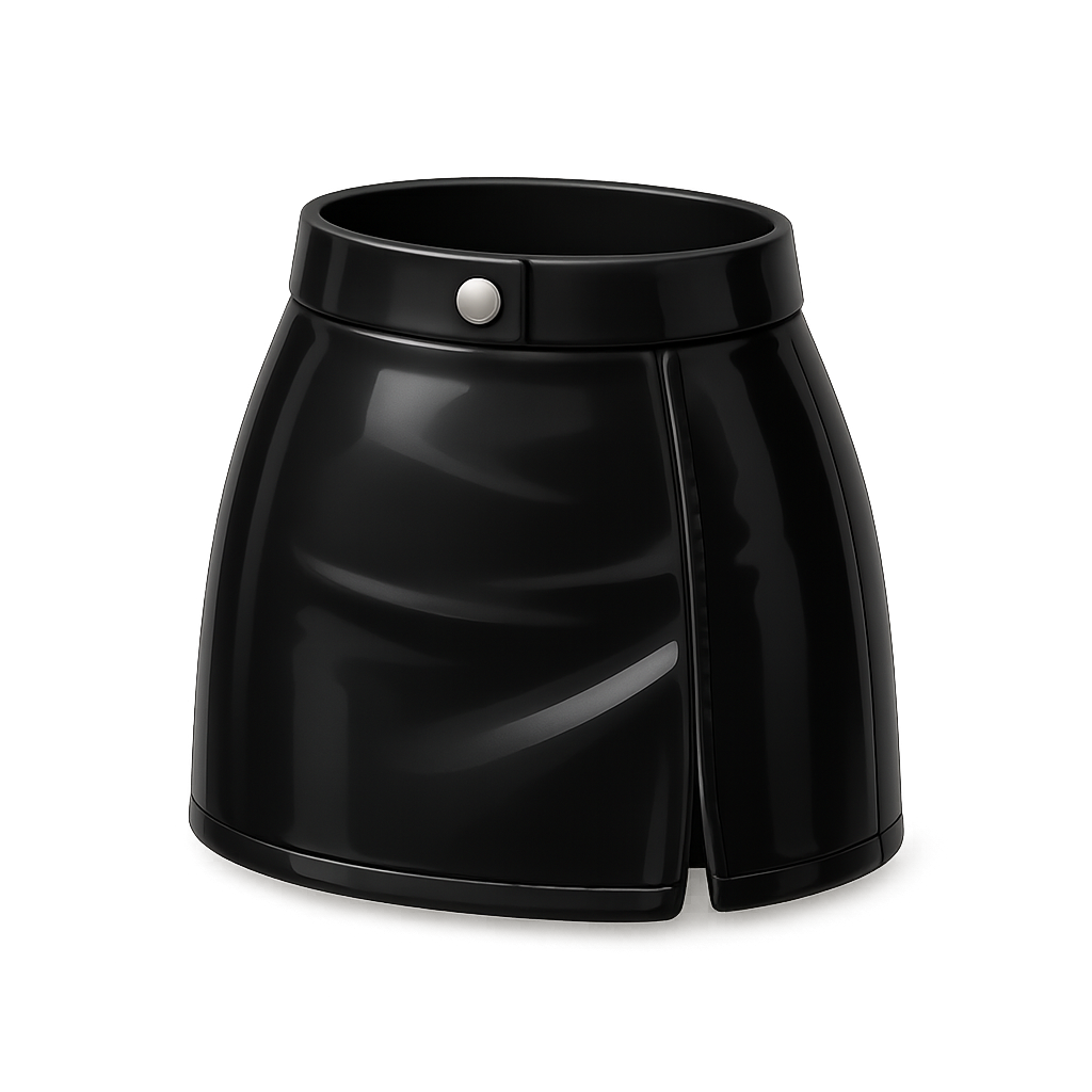 Vinyl Miniskirt