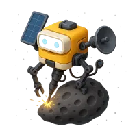 Asteroid Mining Drone