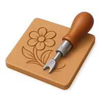 Leather carving