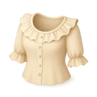 Ruffled blouse