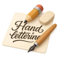 Hand lettering