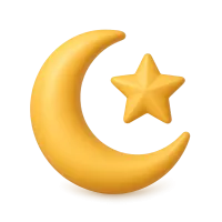 Crescent Moon and Star