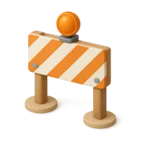 Road Block Sign