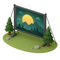 Outdoor Movie Screen