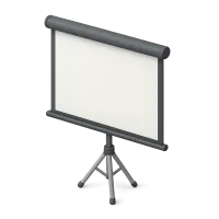 Portable Projection Screen on Tripod