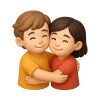 Kids Hugging