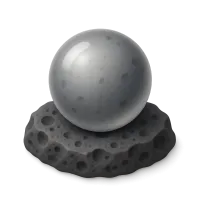 Lunar Volcanic Bead
