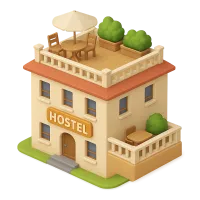 Hostel with Terrace