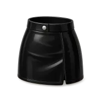 Vinyl Miniskirt