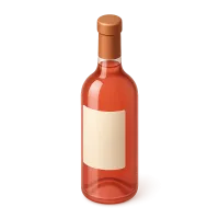 Rosé Wine Bottle