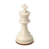 White King Chess Piece