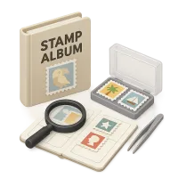 Stamp Collecting Kit