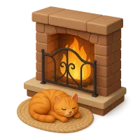 Cozy Fireplace