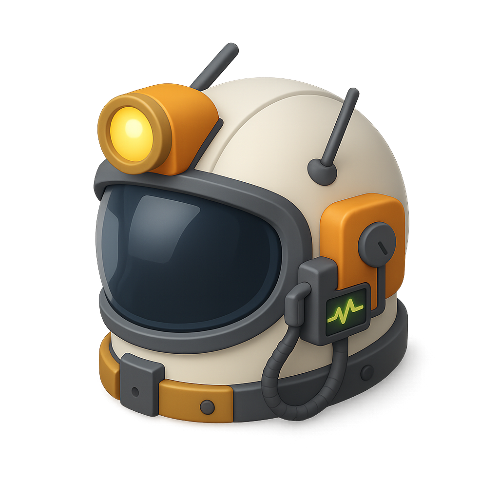 Space Mining Helmet
