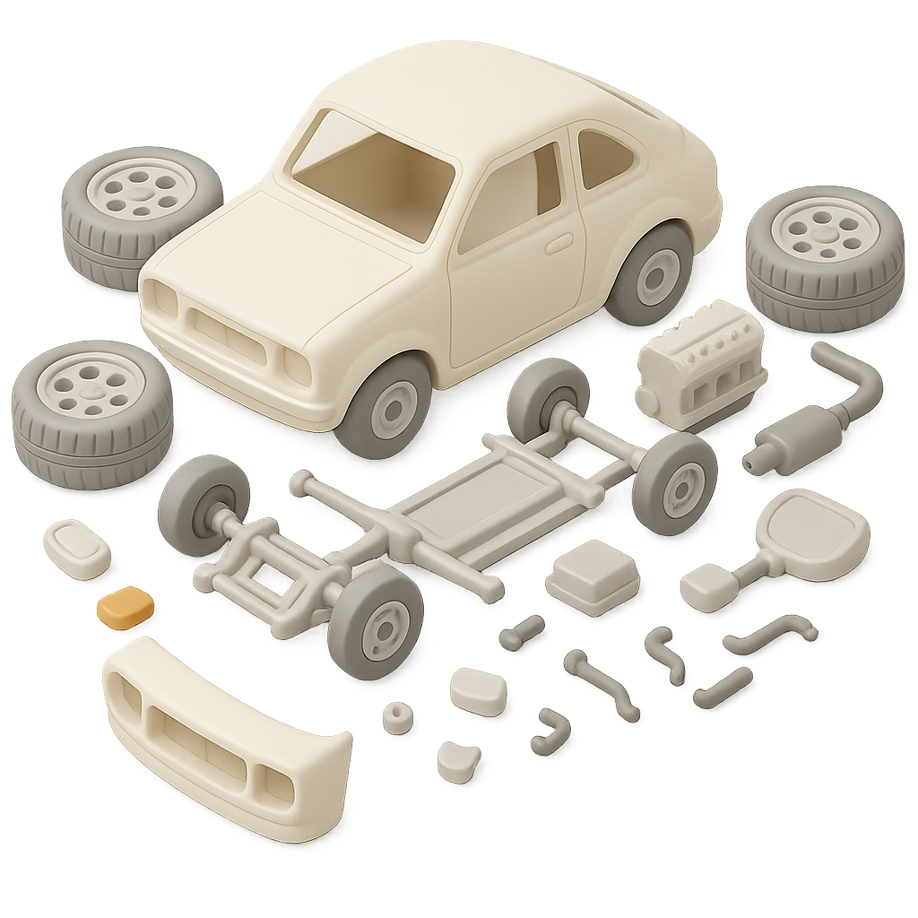 Model Car Parts